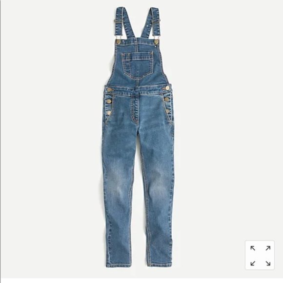 J. Crew Other - NWT Crewcuts girl's stretch denim overalls 14